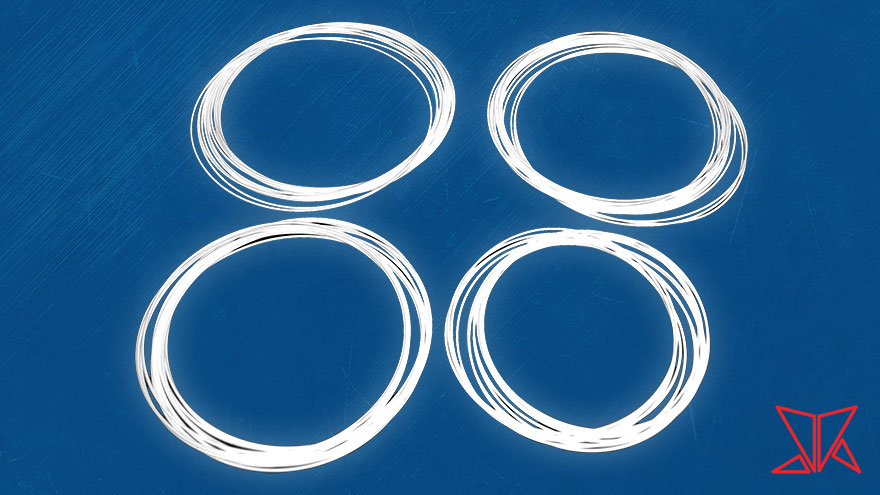 Фторопластовое кольцо уплотнительное шпинделей центрефуги ЦТИ, чертеж РМЦ 015.025-04